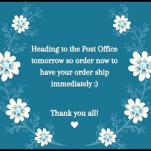 Heading to the post office!